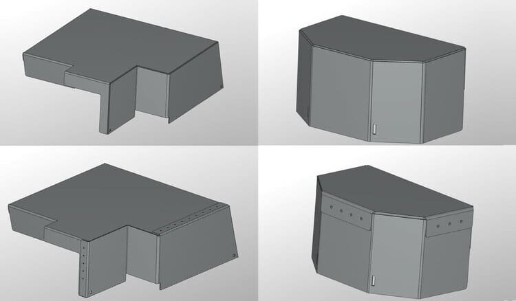 Sheet Metal CAD Boxes