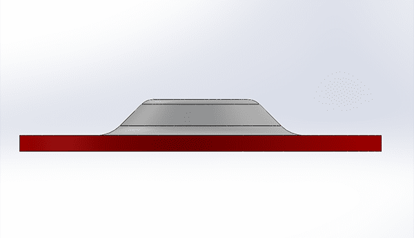 ASM-Round-Emboss---.108-x-.295-x-.132-x-.059 Sheet Metal CAD Tooling Library - .108 x .295 x .132 - .059 Thickness