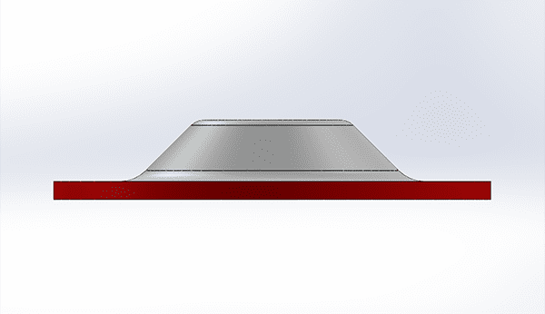 Sheet Metal CAD Tooling Library - .992 x .443 x .200 - .059 Thickness