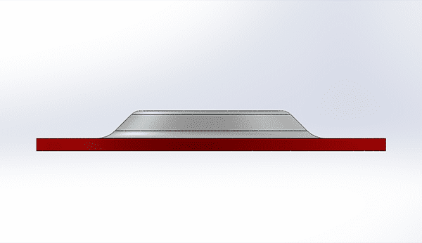 ASM-Round-Emboss---1.074--x-.665-x-.130-x-059 Sheet Metal CAD Tooling Library - .108 x .295 x .132 - .059 Thickness