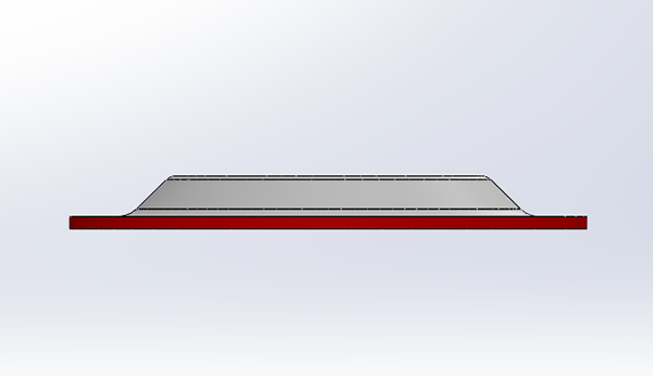 Sheet Metal CAD Tooling Library - 1.946 X 1.415 X .250 - .059 Thickness