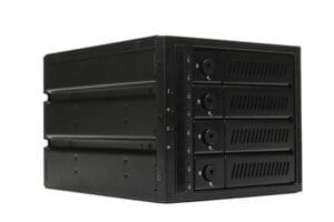 Stacked rack mount servers isolated on white Sheet Metal Server Rack