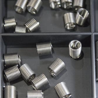The recoil spare part for tapping repair kit in the container box.